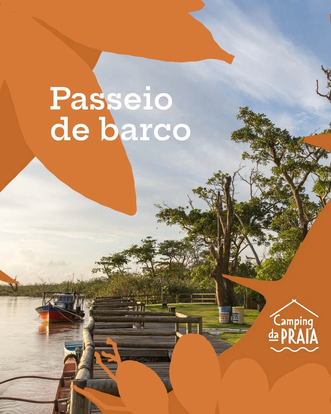 Boat tour on the Rio Doce in Regência
